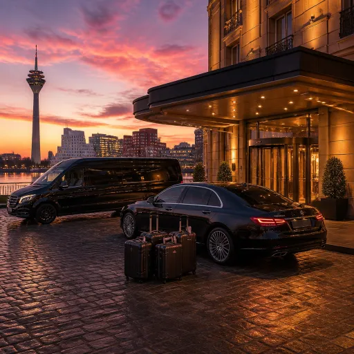 Stilvoller Transfer vom Flughafen Düsseldorf in die Stadt: Optionen für Hotelgäste